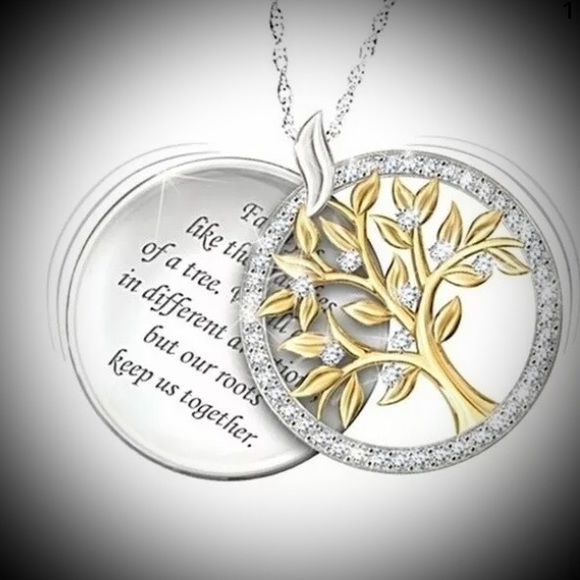 Family Tree of Life Cubic Zirconia Pendant - Picture 5 of 5